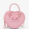 Best deal ⭐ Pink Lolita Heart Crossbody Bag ⌛ -Bags & Purses Shop Online 16107416 hi