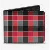 Best reviews of ✔️ Checker Print Bifold Wallet Mosaic Red 😉