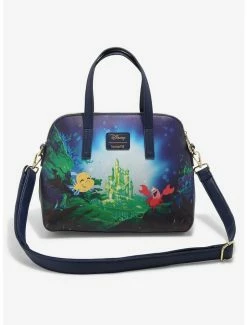 Cheap ⌛ Loungefly Disney The Little Mermaid Ocean Satchel Bag 🧨 -Bags & Purses Shop Online 16184888 av2