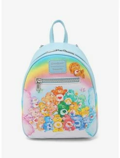 Best deal 🛒 Loungefly Care Bears Vintage Rainbow Mini 🎒 Backpack 🎁