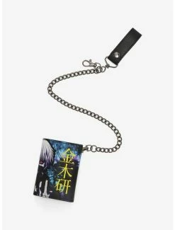 Cheap 😉 Tokyo Ghoul Ken Kaneki Split Trifold Chain Wallet 🎁 -Bags & Purses Shop Online 16568873 av1