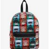 New ⌛ Jujutsu Kaisen Chibi Character Grid Mini 🎒 Backpack 🎁 -Bags & Purses Shop Online 16816451 hi