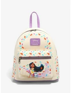 Budget 🎁 Loungefly Disney Pocahontas Colors Of The Wind Mini 🎒 Backpack 👍