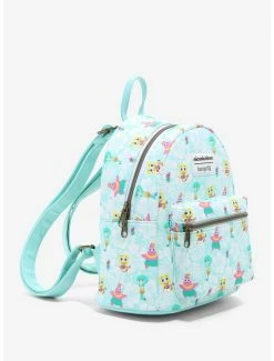 Promo 😉 SpongeBob SquarePants Tropical Friends Mini 🎒 Backpack ✨ -Bags & Purses Shop Online 16915326 av1