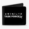 Hot Sale ✔️ DC Comics The Suicide Squad Task Force X Icons Bifold Wallet 🔥