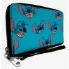 Hot Sale 😀 Disney Lilo & Stitch Stitch Toss Print Zip Around Wallet 😀 -Bags & Purses Shop Online 16926163 hi