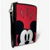 Flash Sale ✨ Disney Mickey Mouse Shock Close Up Zip Around Wallet 🌟