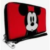 Coupon 🌟 Disney Mickey Mouse Surprise Close Up Zip Around Wallet 🎉
