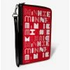 Best deal 🧨 Disney Minnie Mouse Typography Zip Around Wallet ✔️