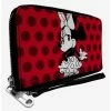Wholesale 🧨 Disney Minnie Mouse Vintage Polka Dot Zip Around Wallet ❤️