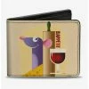 Budget 👏 Disney Pixar Ratatouille Remy Bon Appetit Bifold Wallet 😀