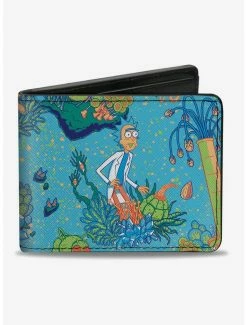 Best Pirce ✨ Rick And Morty Botanical Garden Bifold Wallet 🤩