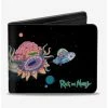 Hot Sale ❤️ Rick And Morty Space Cruiser Escape Bifold Wallet 😉