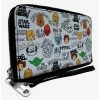Budget 🎉 Star Wars Cartoon Zip Around Wallet ✔️