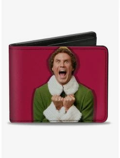 Wholesale 🌟 Elf Buddy Elf Screaming With Muggins Bifold Wallet 🤩