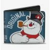 Discount 😀 Frosty Snowman Snowflakes Bifold Wallet 👍 -Bags & Purses Shop Online 16926578 hi