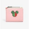 Outlet 🤩 Loungefly Disney Mickey Mouse Fruit Mini Wallet 🥰 -Bags & Purses Shop Online 17138483 hi
