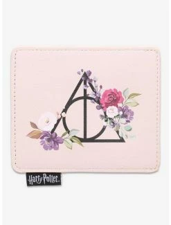 Flash Sale 🔥 Loungefly Harry Potter Floral Deathly Hallows Protective ID Case 😀