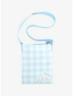 Outlet 😀 Loungefly Cinnamoroll Daisy Gingham Passport Crossbody Bag 😀 -Bags & Purses Shop Online 17138537 av1