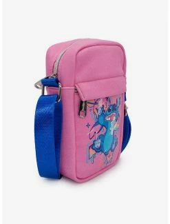 Flash Sale 🔔 Disney Lilo & Stitch Sliding In Space Crossbody 💯 -Bags & Purses Shop Online 17287453 av1