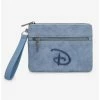 Buy 🥰 Disney Signature D Arch Stitch Double Pocket Wristlet 👍 -Bags & Purses Shop Online 17287485 hi