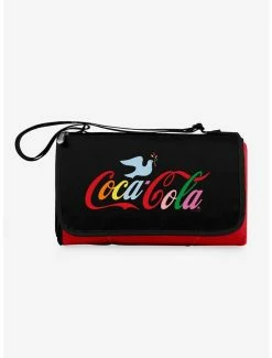 Budget ✔️ Coke Unity Blanket Tote Outdoor Picnic Blanket 😍