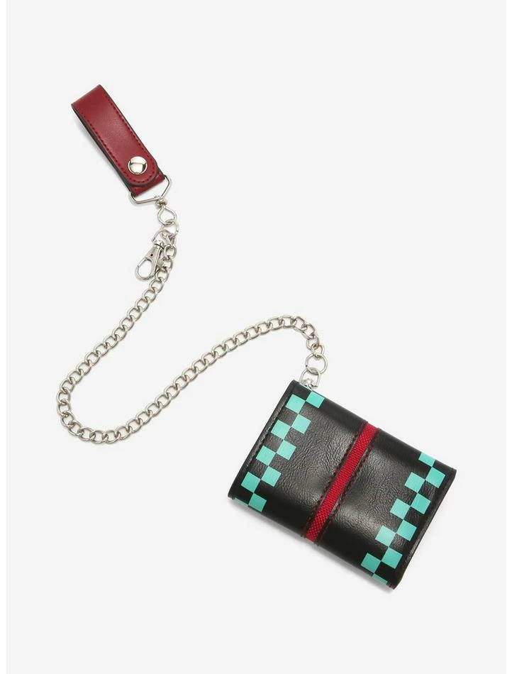 Cheap ⭐ Demon Slayer: Kimetsu No Yaiba Demon Slayer Corps Trifold Chain Wallet ⌛ 4 Cheap ⭐ Demon Slayer: Kimetsu No Yaiba Demon Slayer Corps Trifold Chain Wallet ⌛ - Image 2