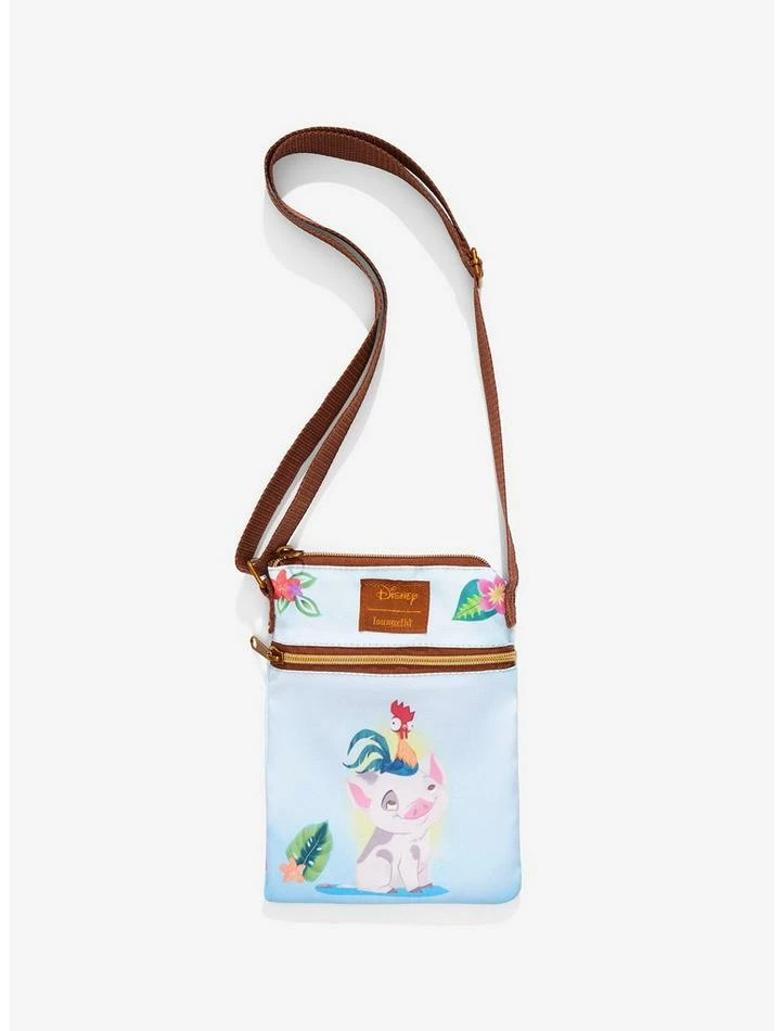 Outlet π Loungefly Disney Moana Pua & Hei Hei Passport Crossbody Bag π 3 Outlet π Loungefly Disney Moana Pua & Hei Hei Passport Crossbody Bag π