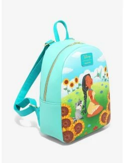 Cheapest 😍 Loungefly Disney Pocahontas Sunflower Mini 🎒 Backpack 💯 -Bags & Purses Shop Online 17476625 av1