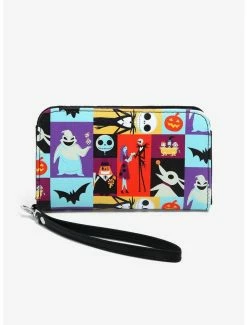Promo ✨ The Nightmare Before ❄ Christmas Grid Tech Wallet ✔️