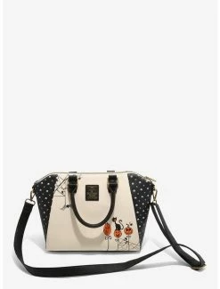Cheapest 🥰 Loungefly The Nightmare Before ❄ Christmas Jack & Sally Pumpkin Graveyard Satchel Bag 😉 -Bags & Purses Shop Online 17565545 av1
