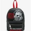 Best Sale ❤️ Texas Chainsaw Massacre Leatherface Quote Mini 🎒 Backpack ❤️