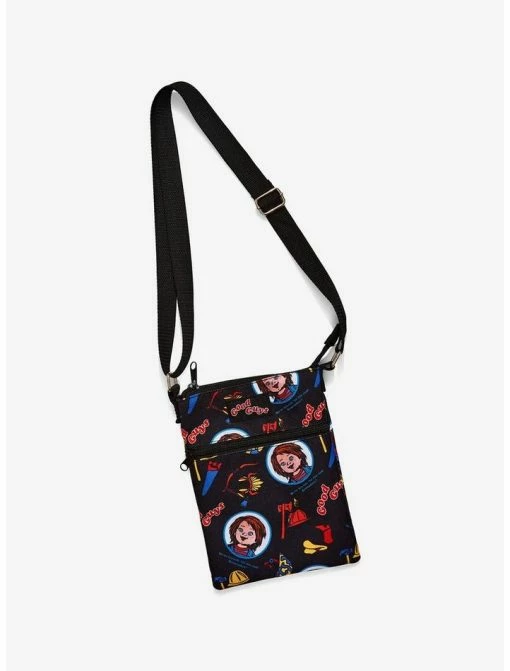Brand new 🔥 Child's Play Chucky Passport Crossbody Bag 🤩 -Bags & Purses Shop Online 17604696 hi