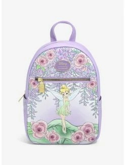 Best Pirce 🎁 Her Universe Disney Peter Pan Tinker Bell Wisteria Mini 🎒 Backpack 😍