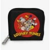 Buy 🥰 Looney Tunes Vegan Leather Zip Around Wallet 🎁 -Bags & Purses Shop Online 17632696 hi
