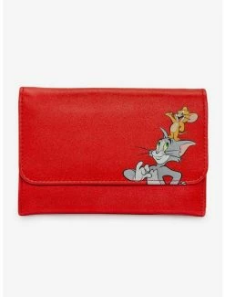Best Pirce 🛒 Tom and Jerry Vegan Leather Foldover Wallet ✔️