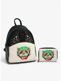 Budget ⭐ Loungefly Disney Snow White And The Seven Dwarfs Poison Apple Zipper Wallet ✨ -Bags & Purses Shop Online 17780371 av3