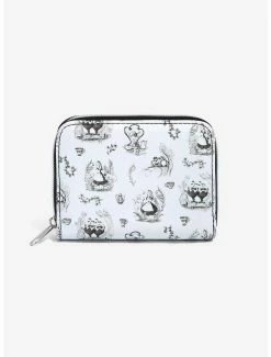 Best Pirce 😀 Loungefly Disney Alice In Wonderland Sketch Mini Zipper Wallet 🛒