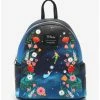 Best Pirce 😀 Loungefly Disney Peter Pan Floral Mini 🎒 Backpack 🛒