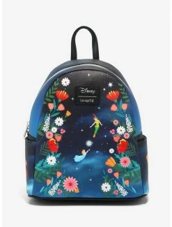 Best Pirce 😀 Loungefly Disney Peter Pan Floral Mini 🎒 Backpack 🛒