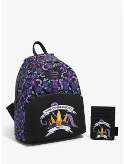 Top 10 🛒 Loungefly Disney The Little Mermaid Ursula Roses Cardholder 😍 -Bags & Purses Shop Online 17780943 av2