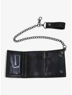 New 🧨 Marvel Black Panther: Wakanda Forever Logo Trifold Chain Wallet 😍 -Bags & Purses Shop Online 17780945 av2