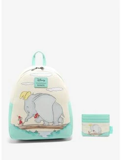 Promo 🛒 Loungefly Disney Dumbo Timothy & Dumbo Cardholder ✔️ -Bags & Purses Shop Online 17780951 av2