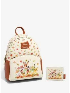 Coupon 🛒 Loungefly Disney Mickey Mouse & Friends Leaves Cardholder ❤️ -Bags & Purses Shop Online 17780955 av3