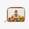 New ⭐ Loungefly Disney Chip 'N' Dale Acorns Zip Wallet ⌛