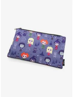 Coupon 😀 Loungefly Disney Hocus Pocus Chibi Characters Makeup Bag ⌛