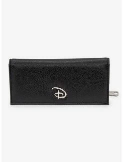 Outlet 🧨 Disney Signature D Logo Snap Pouch Foldover Wallet 🎉