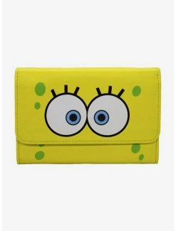 Top 10 🧨 SpongeBob SquarePants Yellow Foldover Wallet 🤩