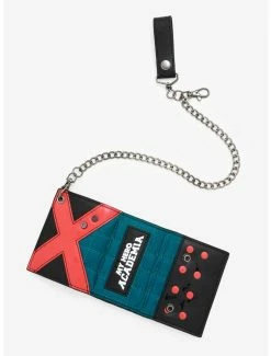 Flash Sale 😀 My Hero Academia Bakugo Trifold Chain Wallet 🔔 -Bags & Purses Shop Online 18074508 av3