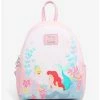 Budget 🎉 Loungefly Disney The Little Mermaid Under The Sea Mini 🎒 Backpack 👍